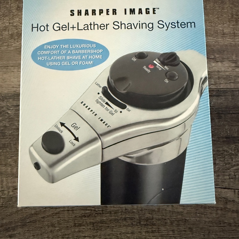 Sharper Image Black and Silver Shaving System